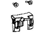 Show details for BRACKET W.SCREWS F.CORD Picture of BRACKET W.SCREWS F.CORD