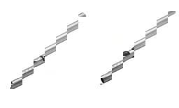Show details for TELESCOPIC TUBE Ø36X550-970 SS Picture of TELESCOPIC TUBE Ø36X550-970 SS