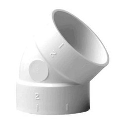 Afficher les détails pour 45 DEGREE ELBOW Image de 45 DEGREE ELBOW
